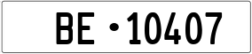 Truck License Plate